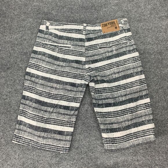 Zoo York Shorts Mens 30 Multi Striped Surplus Dept Bermuda Cotton Flat Front - Picture 3 of 10